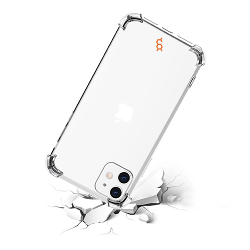 Soft Transparent Protective Case for iPhone 11 with Air Bumper (6.1