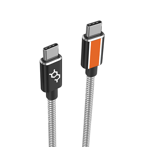 Stainless Steel Type-C to Type-C Charging Cable圖片