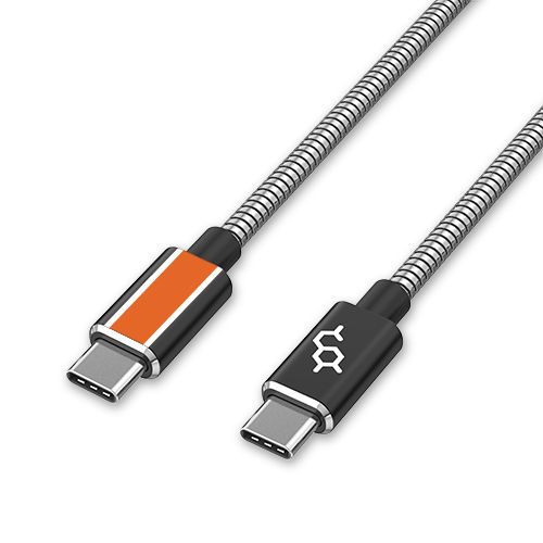 Stainless Steel Type-C to Type-C Charging Cable圖片