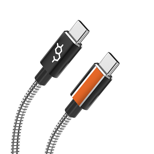 Stainless Steel Type-C to Type-C Charging Cable圖片
