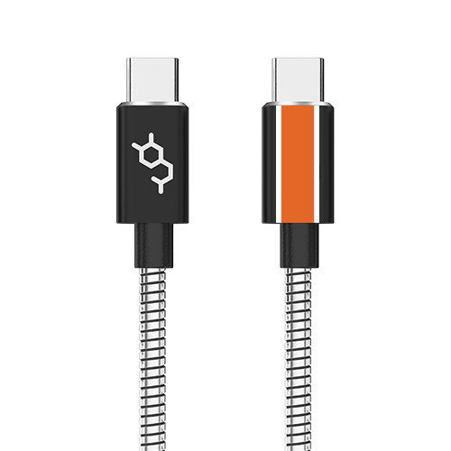 Stainless Steel Type-C to Type-C Charging Cable圖片