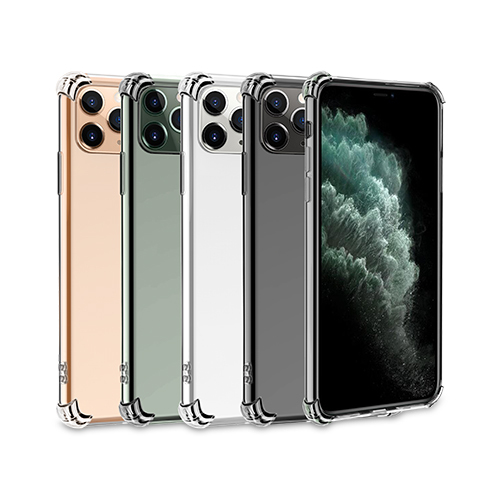 Soft Transparent Protective Case for iPhone 11 Pro Max with Air Bumper (6.5