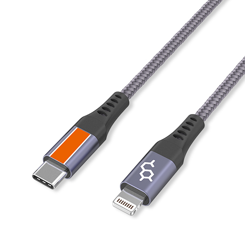 Nylon Braided Type-C to MFi Lightning Charging Cable圖片