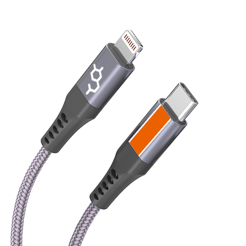Nylon Braided Type-C to MFi Lightning Charging Cable圖片